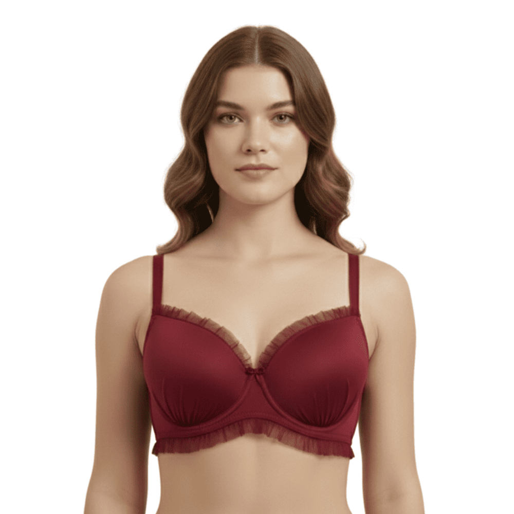 Women Push Up Padded our exclusive Bra with Soft Fabric Adjustable Straps Seamless Support Stylish Everyday Comfort Wear for All Outfits