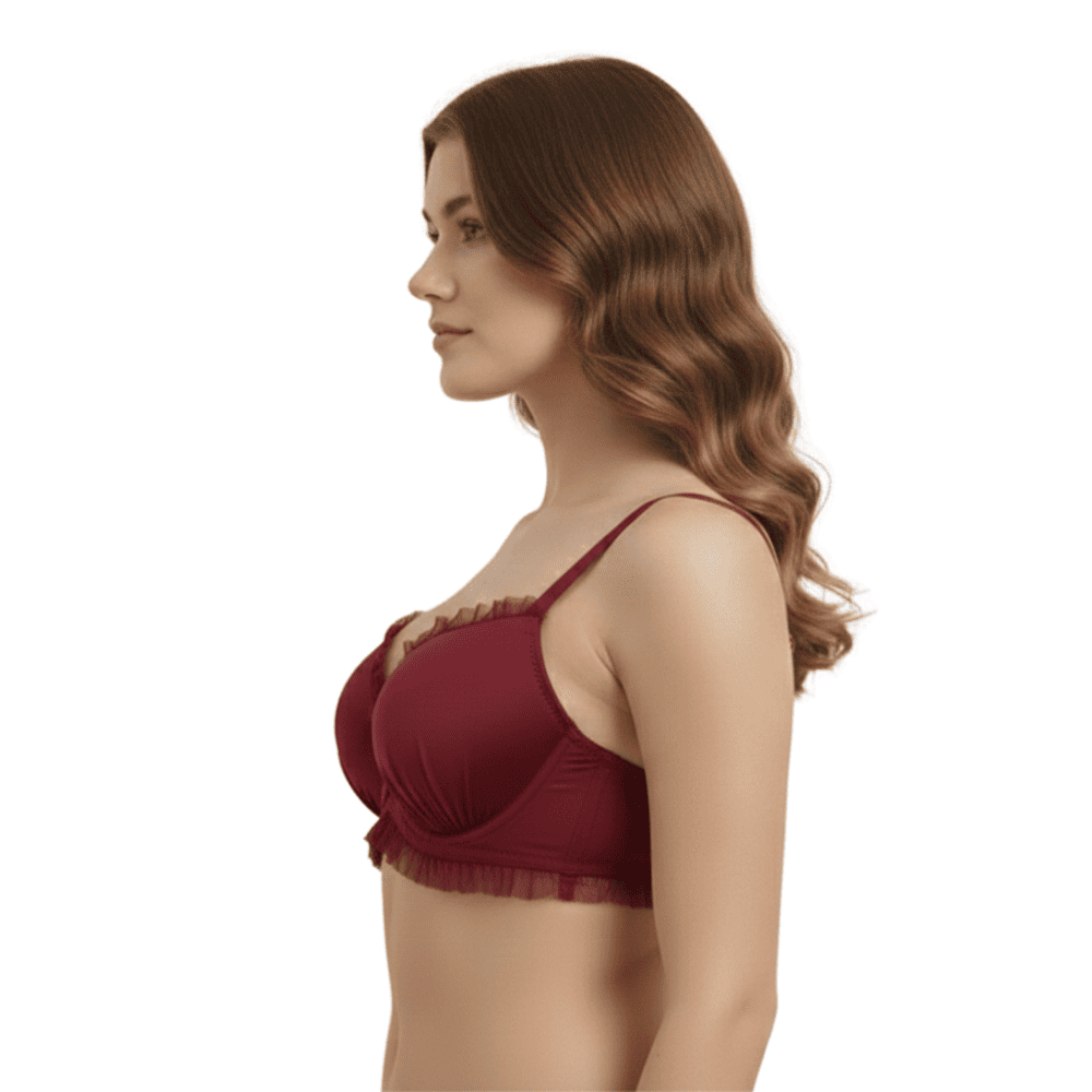 Women Push Up Padded our exclusive Bra with Soft Fabric Adjustable Straps Seamless Support Stylish Everyday Comfort Wear for All Outfits